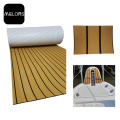 Marrone chiaro su nero EVA Marine Boat Flooring