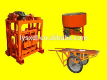 QT40-2 manual concrete hollow block moulding machine