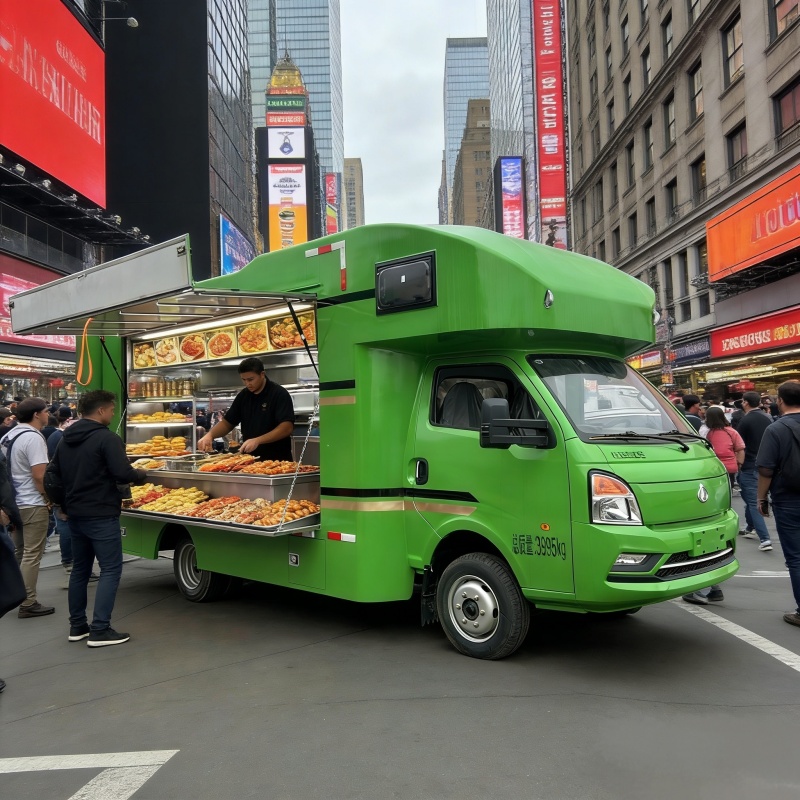 شاحنة الغذاء الجيروسكوبية Gyro Food Truck