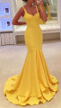 Gaun Red Carpet Yellow Evening Ball Gown Baru