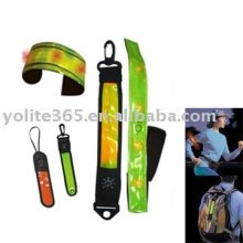 reflective LED armbands/reflective LED strap with high flashing