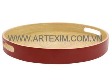 Spun Bamboo Tray, Stunning bamboo tray, Lacquer Tray, pressed bamboo Tray, coiled bamboo Tray, rolling bamboo Tray, Core Bamboo Tray, Laminated Bamboo Tray