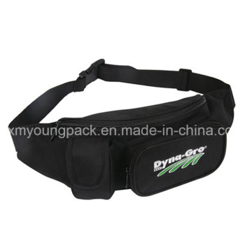 Promotional Black Adjustable Sport Waist Bag