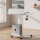 Mobile Electric Standing Desk with Flip Tabletop