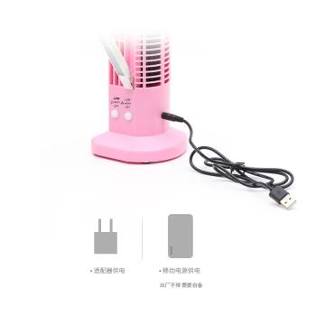 Factory Price USB Tower Fan with LED Light - Silent USB Air Fan