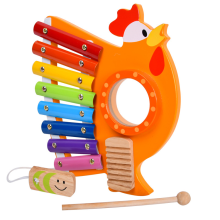 3-In-1 8-Note Kids Musical Instruments Xylophone - Percussion Instruments Wooden Toys