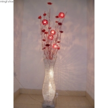 Luxury style whlesale aluminium hotel floor lamp 7 lights