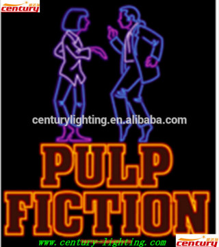 pulp fiction neon sign