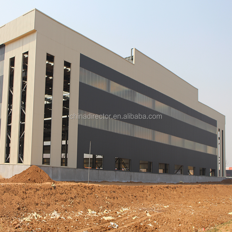 China prefabricated hot rolled steel structures infrastructure power plants project building