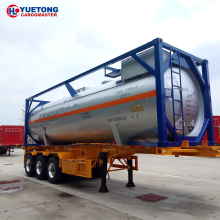 Semirremolque con Chasis de Camión Semi Trailer para Transporte de Materiales Químicos