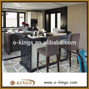 Hotel mini bar counter and mini bar stool set