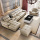 L em forma de sofá Chaise Set Sectional Sofa