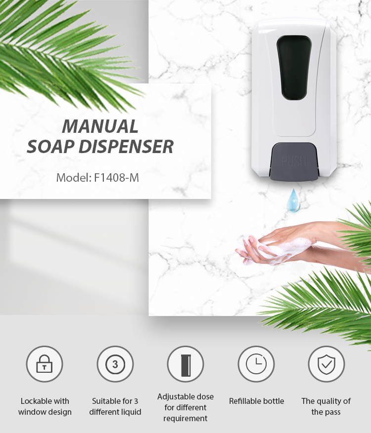 Abs Plastic Foam Soap Dispenser Valve F1408