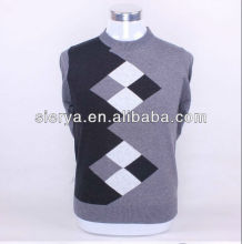 men's classic V neck sweater