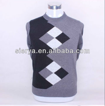 men's classic V neck sweater