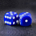 Bescon Colorful Solid Professional Precision Dice Round Corner 9/16" (14.3mm), Solid Colors Precision Backgammon Dice 14.3MM