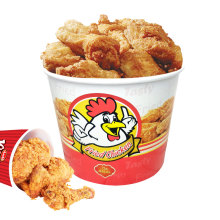 Biodegradable Custom Disposable Paper Container with Lid for Fried Chicken