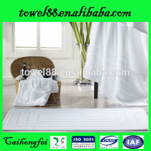 jacquard cotton bath mat