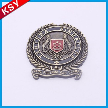 New Product High Quality Metal Hang Logo Engraved Round Charms Name Tag For Bag