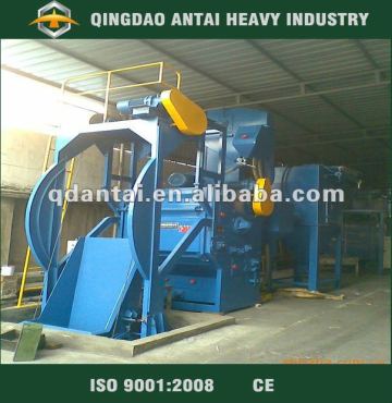 High speed abrasive blasting machine