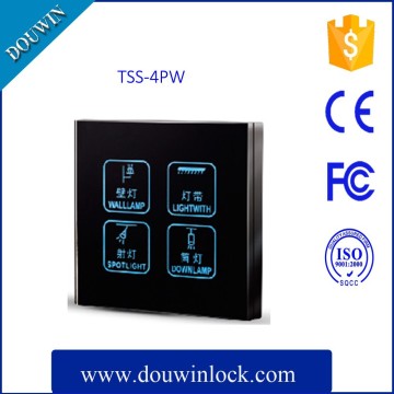 touch screen switch,wireless wall switch,tempered glass light wall switch