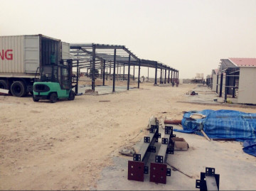 chicken farm under installation