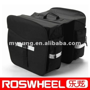 bicycle double rear rack bag