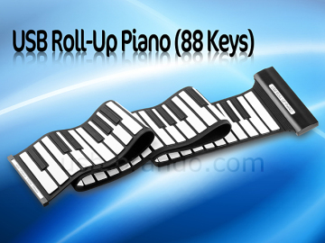 USB MIDI 88 KEYS ROLL-UP PIANO