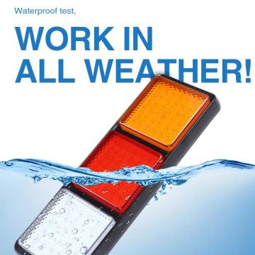 108 LED Lamp Brake Lights Rear Combination Lights Assembly Lamp Suitable for Truck and Trailers