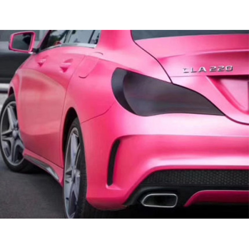 Satin Metallic Pink Vinyl Wrap