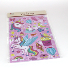 Unicorn Window Clings | Cartoon Design Static Stickers