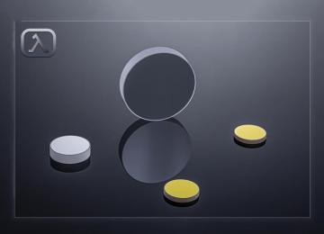 Oval Metallic Accent Mirror