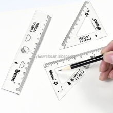 Student Stationery Set: Ruler and Protractors Included