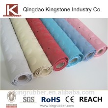 Natural rubber safety non-slip bathtub mat