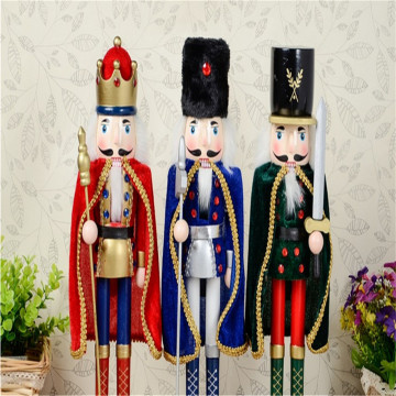 Home nutcracker ornament craft wooden toy soldier nutcracker with 12CM