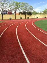 Artificial grass red grass for tennis