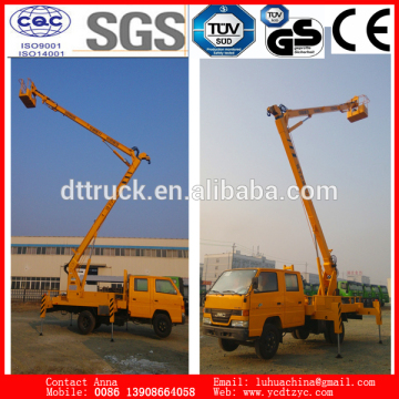 aerial platform/high-altitude operating truck Nissan 4X2 bridge inspection truck