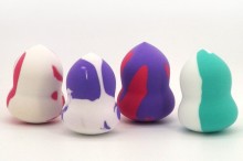 Hydrophilic pear shape foundation blending sponge puff