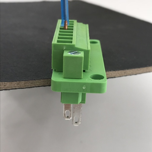 8 pin through wall mounting pluggable terminal block