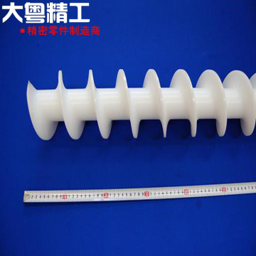 OEM precision plastic auger for pushing material