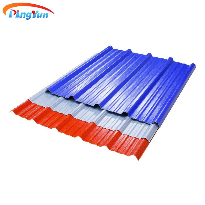 Peru Laminas de PVC Heat Insulation PVC SPOK SHOP SALE PVC Plastic Roof Plants for Farmhouse