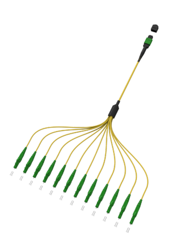 Fiber Optic MTP and MPO Breakout Cable