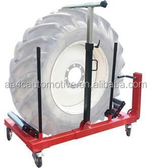 AA4C car tires dolly tire mover tire carrier China made wheel dolly (gear box) Dual wheel dolly AA-T600