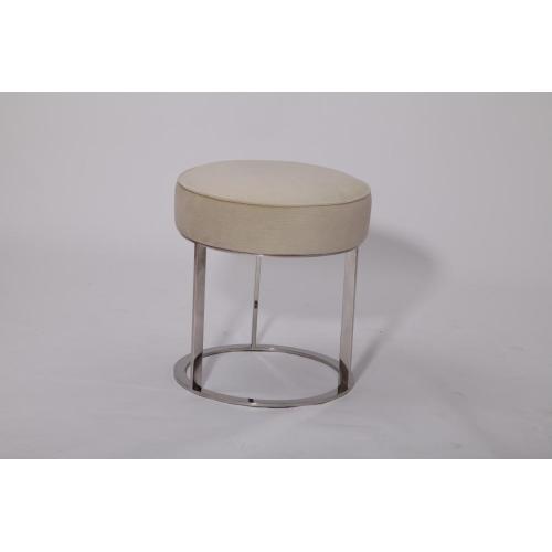 Frank stool in solid stainless steel