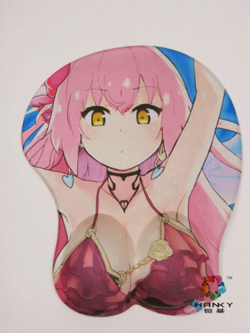 3d cartoon sexy pictures mouse mat, real girl sexy big boobs mouse mat