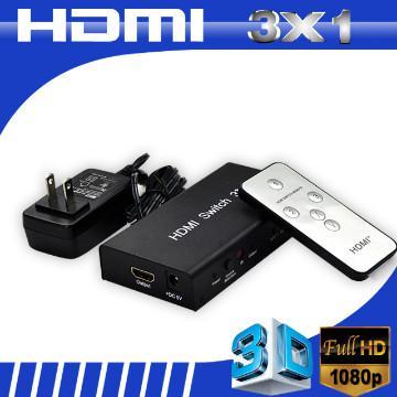 3 port HDMI switcher splitter