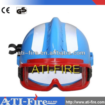 Blue fire protection helmet fire helmet for sale