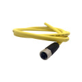 M12 T-codierter Stromanschluss PUR-Kabel