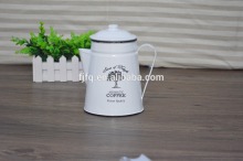 Enamel Antique Coffee Pot TeaPot with lid