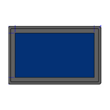 15 inch Industrial Touchscreen Monitor